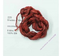 Шёлковое мулине Dinky-Dyes S-229 Shades of Wine